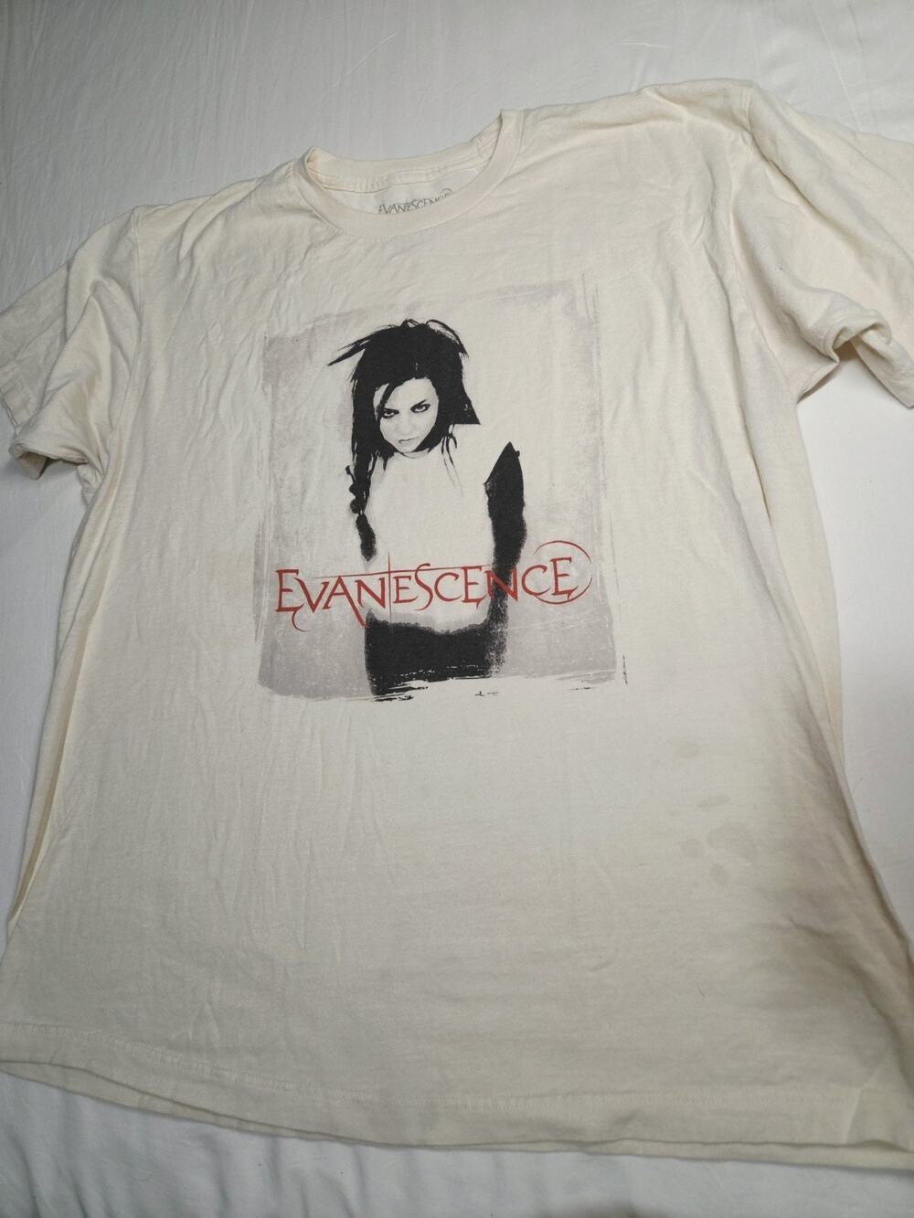 Evanescence Band Poster Shirt Unisex Sz XXL Amy Lee Brush Photo T Shirt Fan